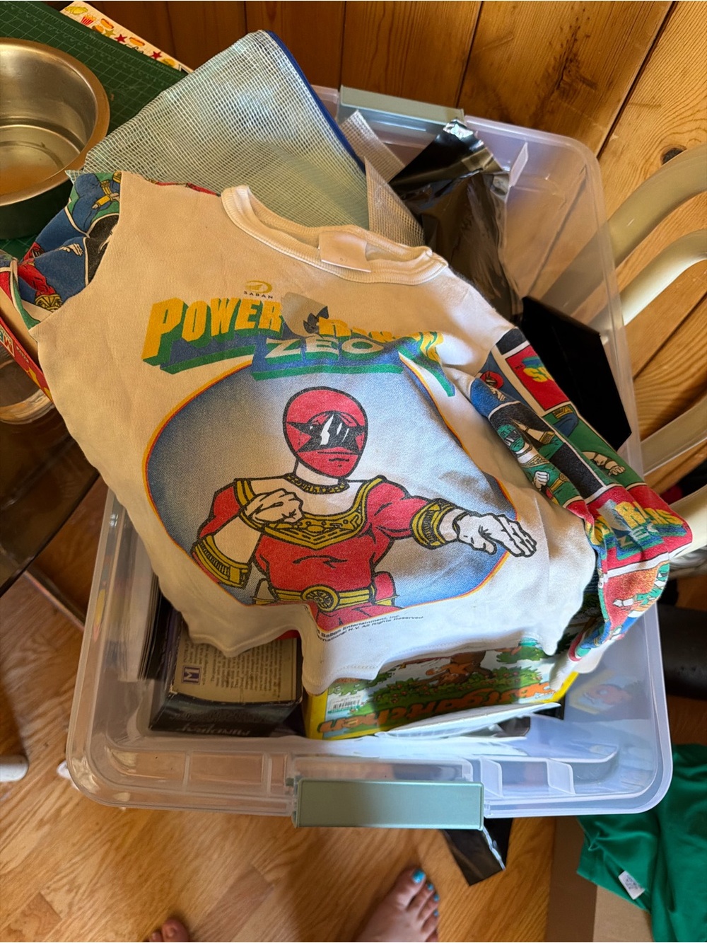 Vintage Power Rangers Red Ranger Graphic Sweatshirt